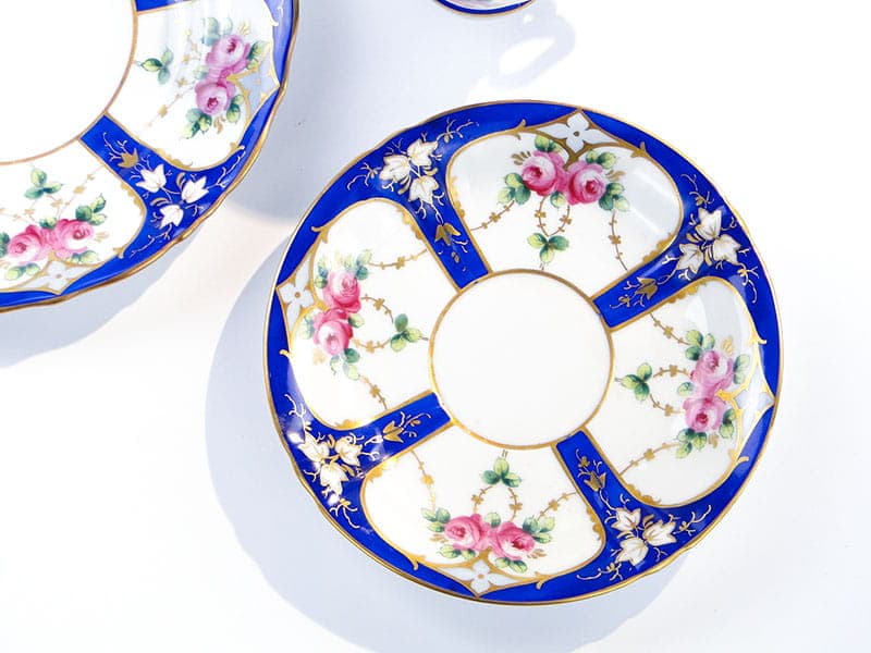 Breakfast Set Biedermeier, White Porcelain, Poland, Early 20th c. - 179523