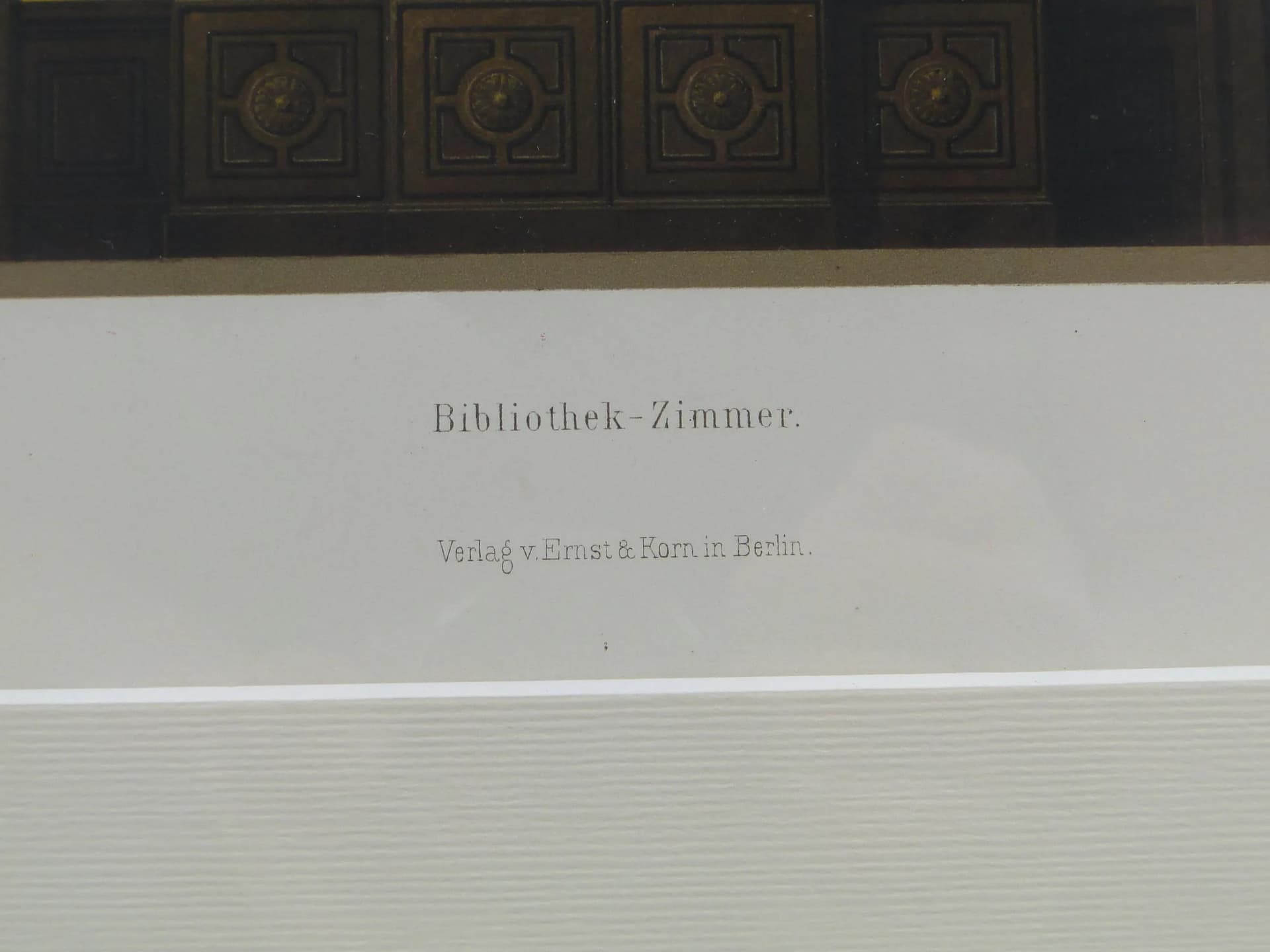 Grafika architektoniczna, niebieski, papier, Niemcy, XIX w. - 12497