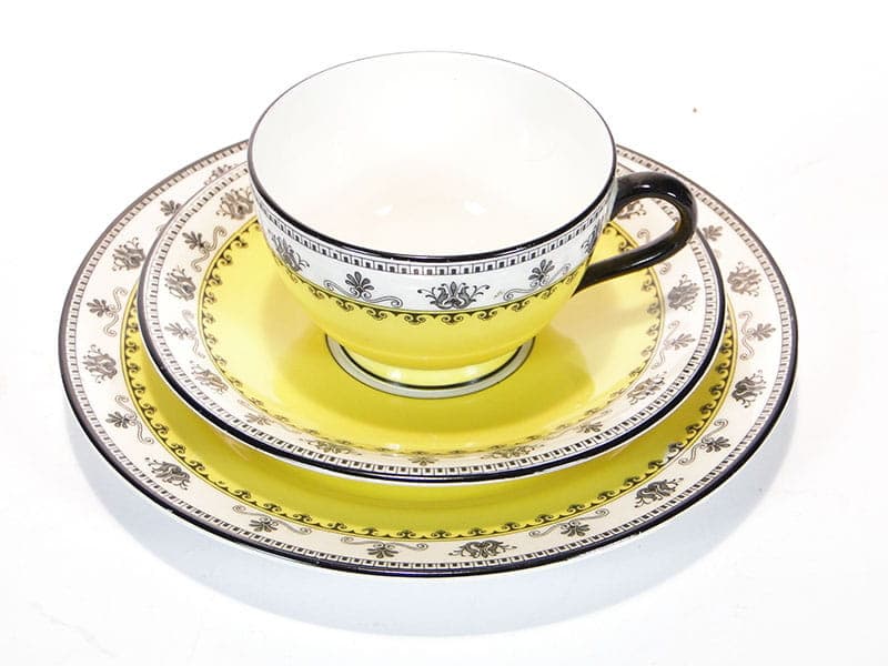 Breakfast set, yellow, porcelain, United Kingdom, early 20th c. - 179535