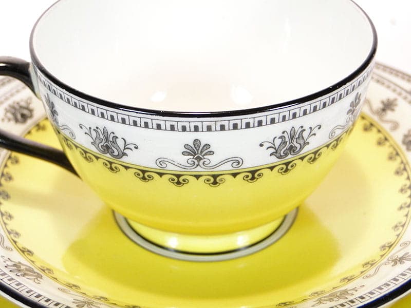 Breakfast set, yellow, porcelain, United Kingdom, early 20th c. - 179534