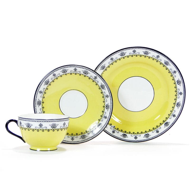 Breakfast set, yellow, porcelain, United Kingdom, early 20th c. - 179541