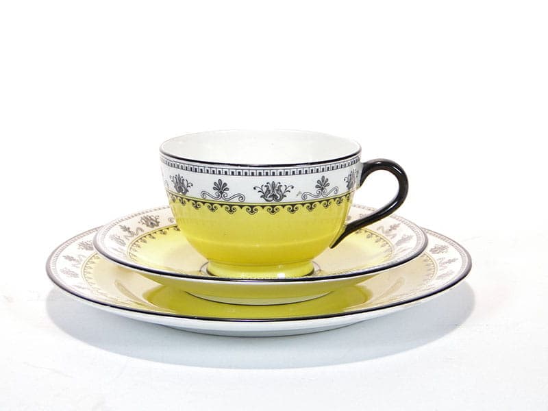 Breakfast set, yellow, porcelain, United Kingdom, early 20th c. - 179536