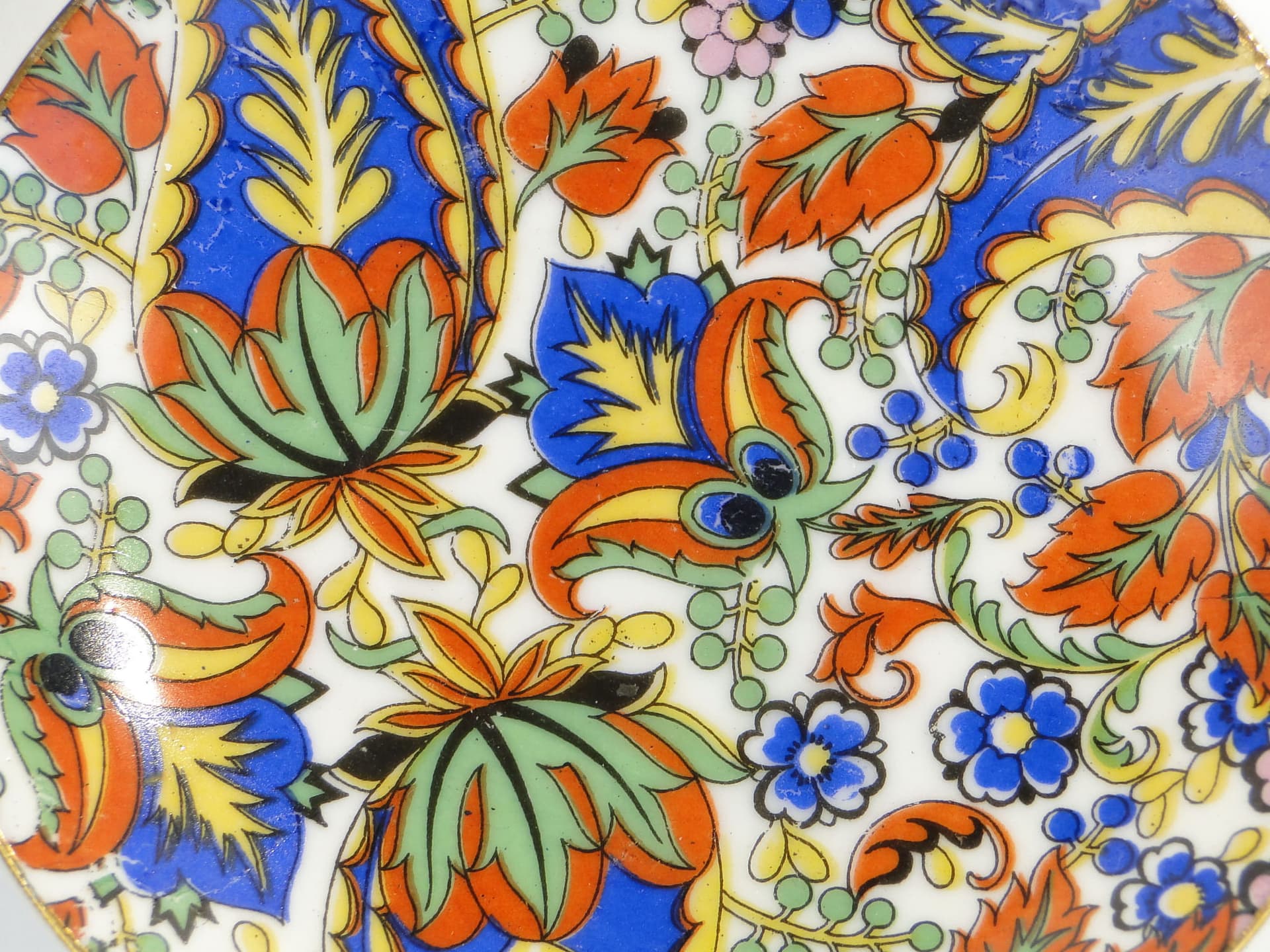 Filiżanka do mokki Donatello imari, porcelana multikolor, Altrohlau, Czechosłowacja, lata 20. - 179595