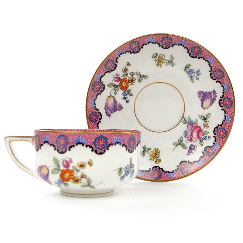 Filiżanka do mokki Canova, porcelana multikolor, Rosenthal, Niemcy, lata 20.