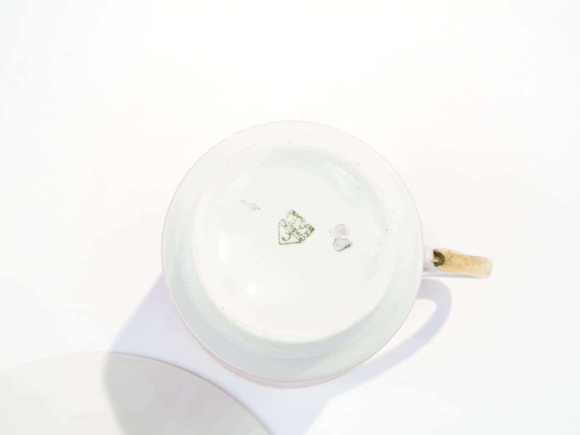 Filiżanka i spodek June, porcelana różowa, proj. W. Potacki, Ćmielów, Polska, lata 60. - 179610