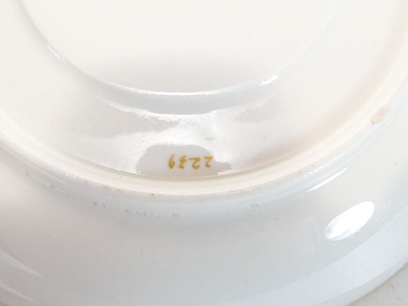 Filiżanka do mokki Biedermeier, porcelana biała, początek XX wieku - 179629