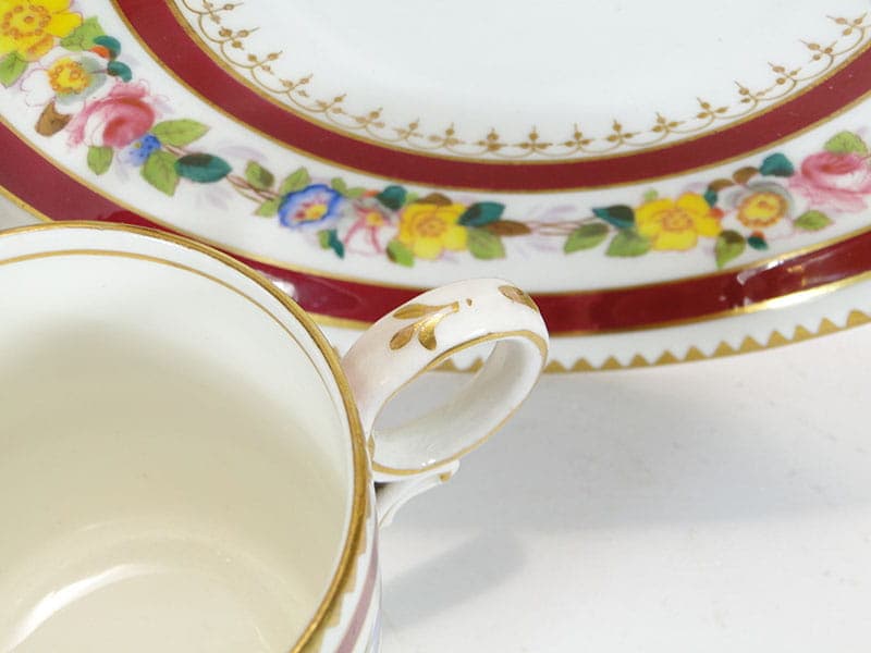 Filiżanka do mokki Biedermeier, porcelana biała, początek XX wieku - 179626