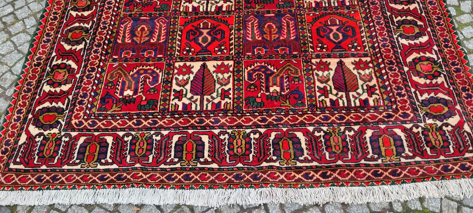 Persian Rug Bakhtiari 205x310 cm, red, wool, Iran - 179813