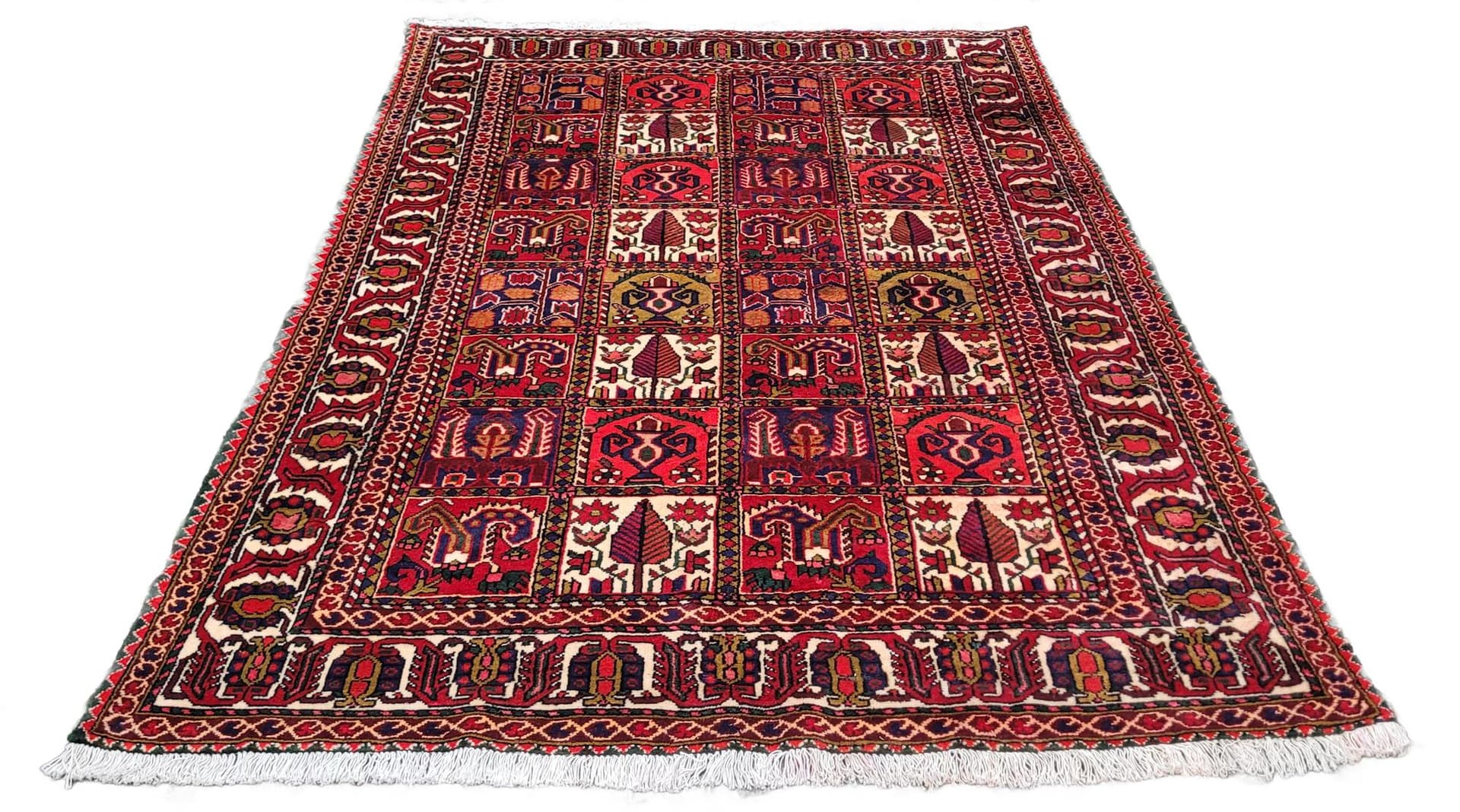 Persian Rug Bakhtiari 205x310 cm, red, wool, Iran