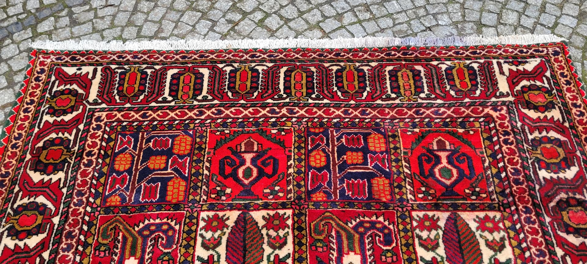 Persian Rug Bakhtiari 205x310 cm, red, wool, Iran - 179814