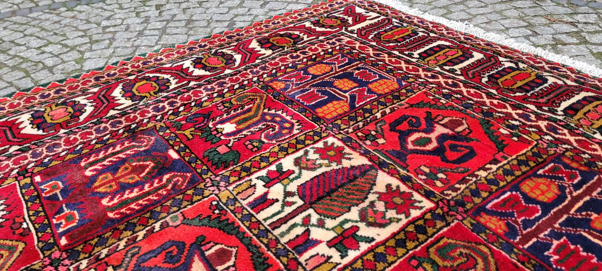 Persian Rug Bakhtiari 205x310 cm, red, wool, Iran - 179812