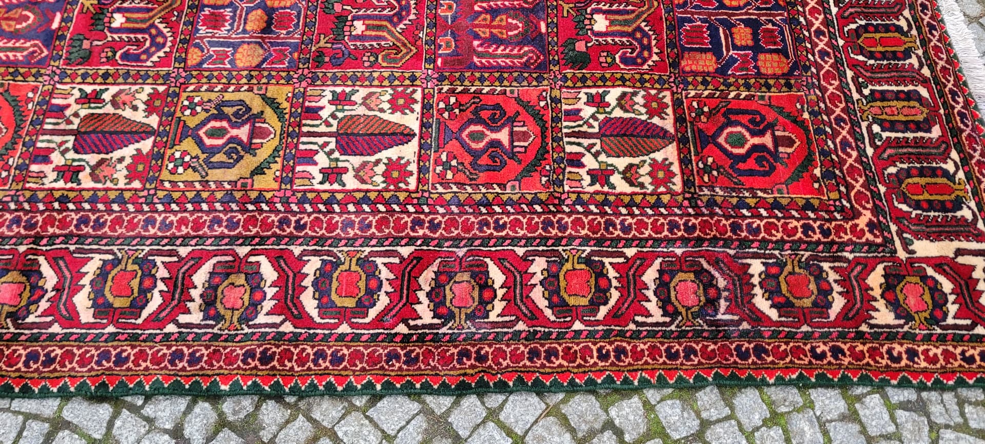 Persian Rug Bakhtiari 205x310 cm, red, wool, Iran - 179817