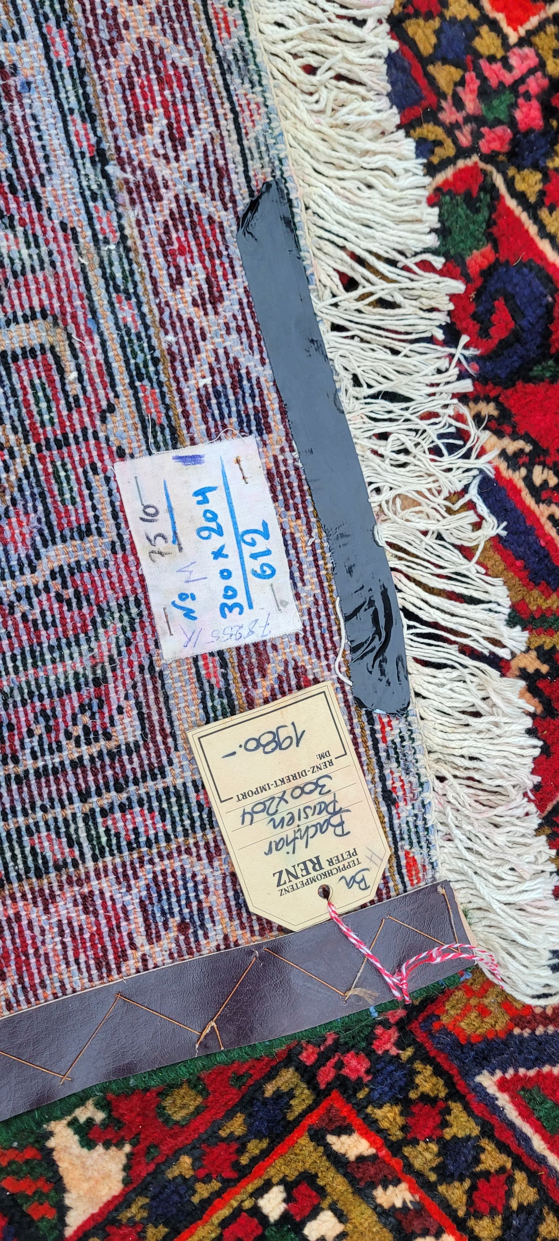 Persian Rug Bakhtiari 205x310 cm, red, wool, Iran - 179805