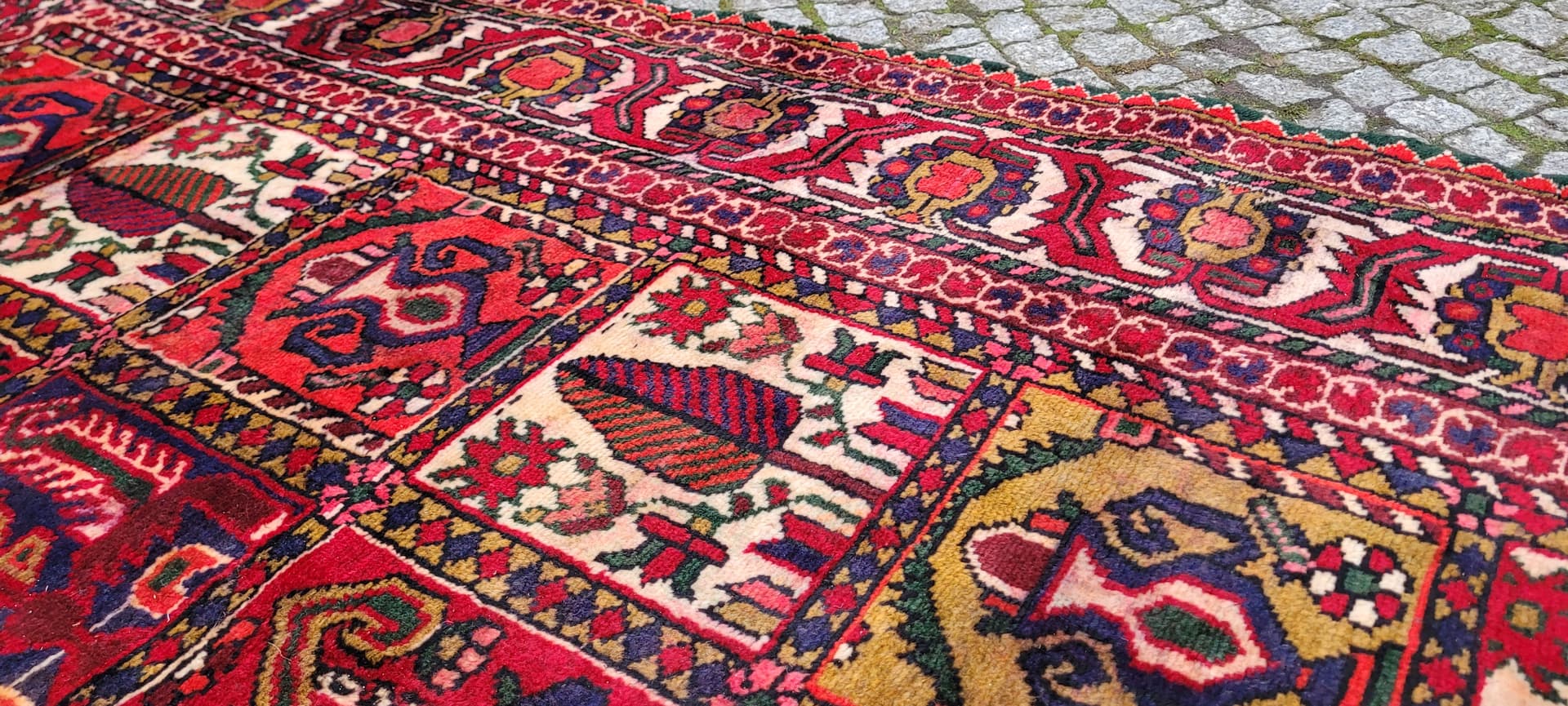 Persian Rug Bakhtiari 205x310 cm, red, wool, Iran - 179810