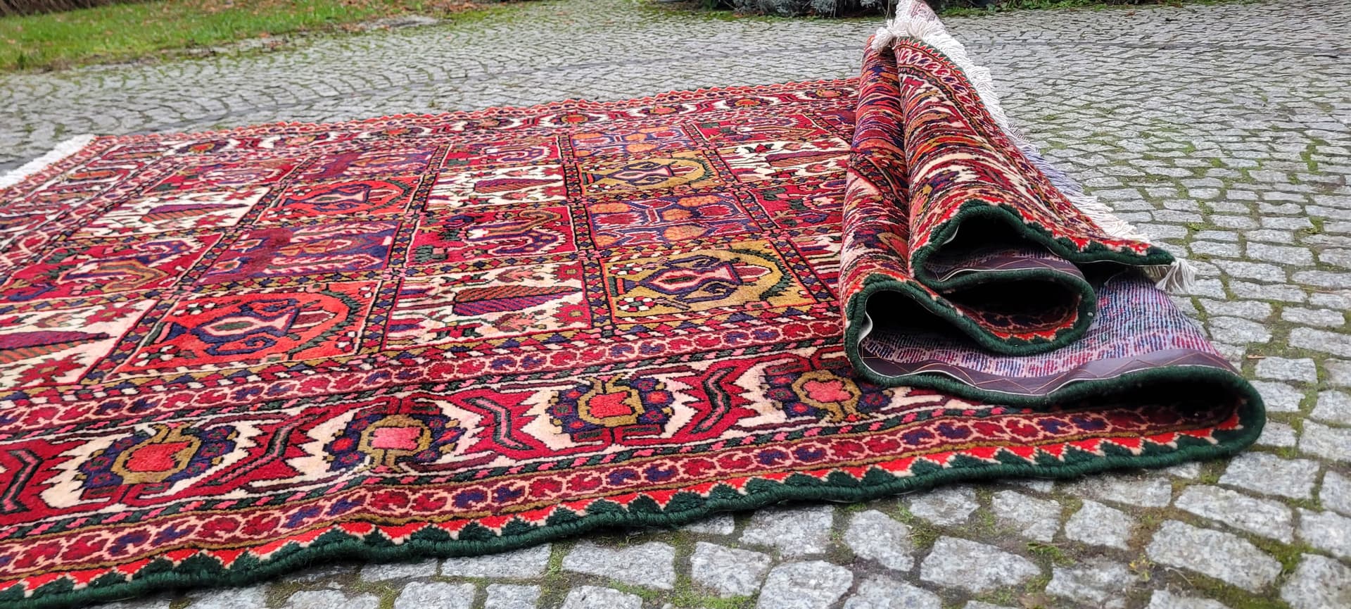 Persian Rug Bakhtiari 205x310 cm, red, wool, Iran - 179809