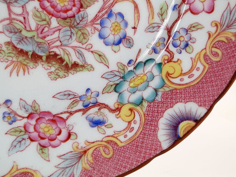 Zestaw śniadaniowy orientalny, multikolor, porcelana, Francja, XIX w. - 179841