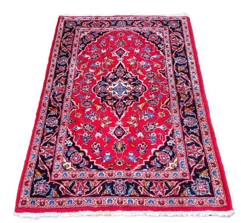 Rug Kashan, 92x160 cm, red, wool, Iran, early 20th c.