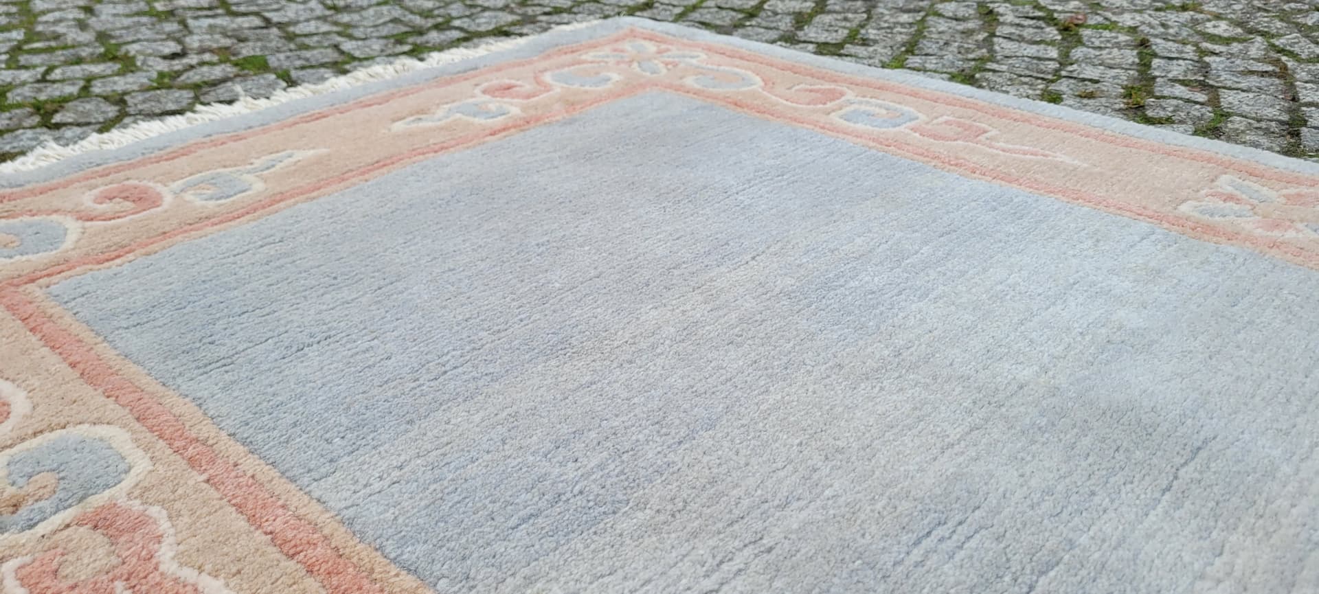 Rug Nepal 153x74 cm, grey, wool, India - 179944