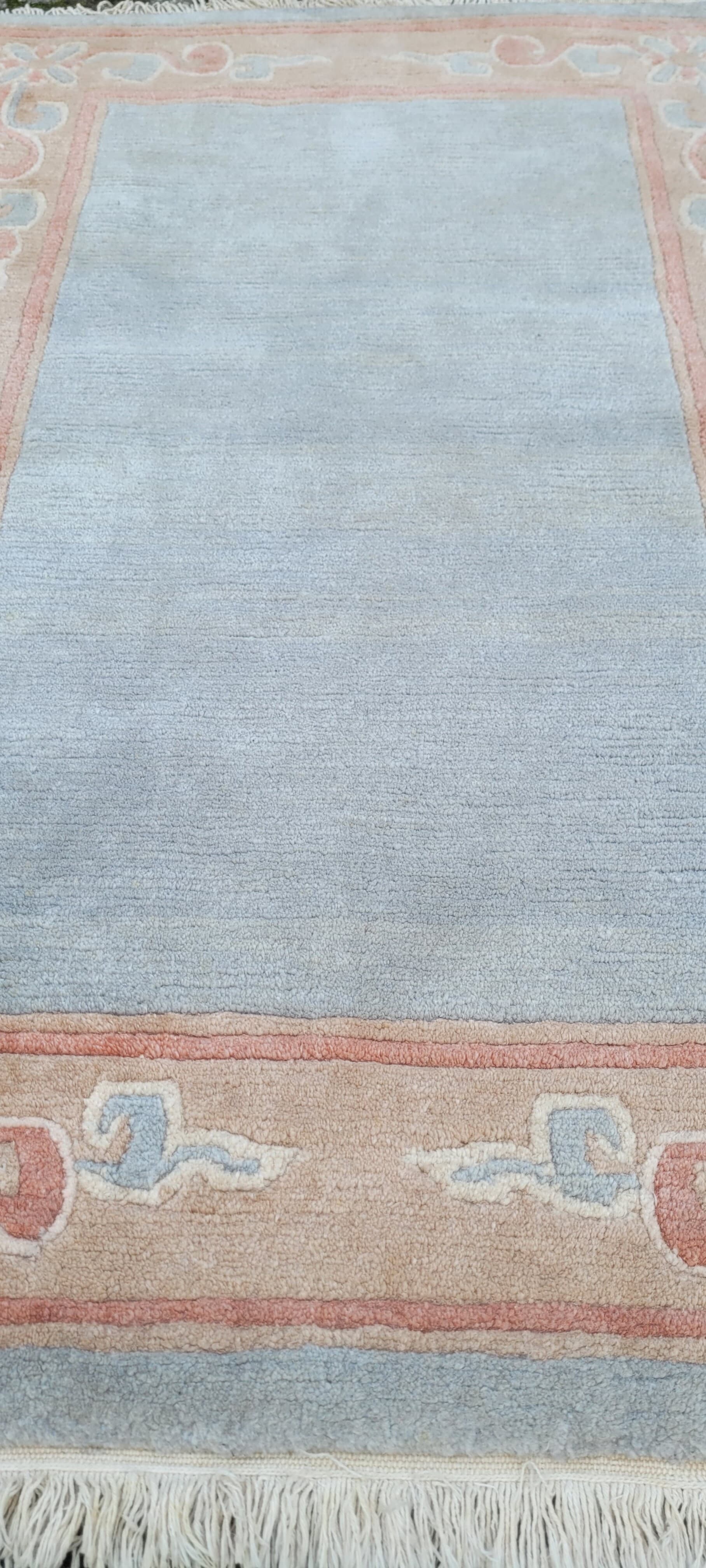 Rug Nepal 153x74 cm, grey, wool, India - 179946