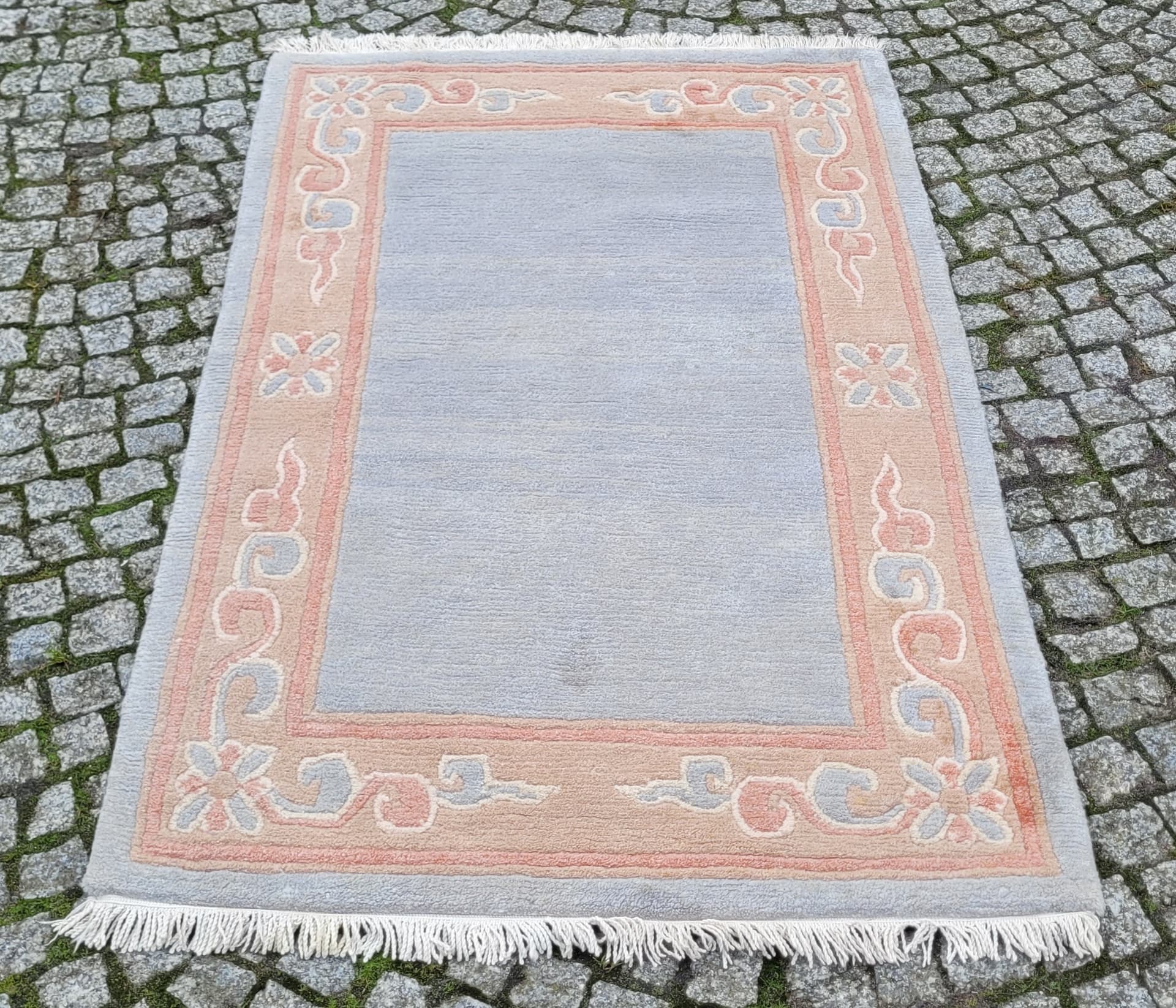 Rug Nepal 153x74 cm, grey, wool, India - 179943