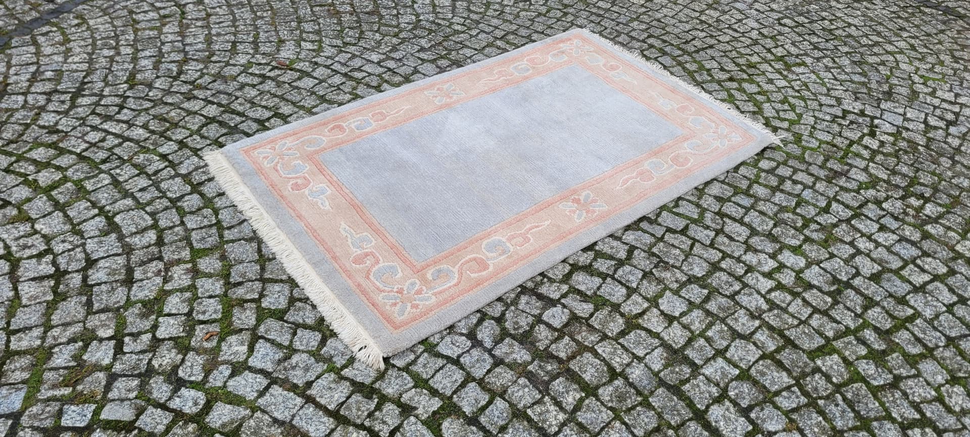 Rug Nepal 153x74 cm, grey, wool, India - 179954
