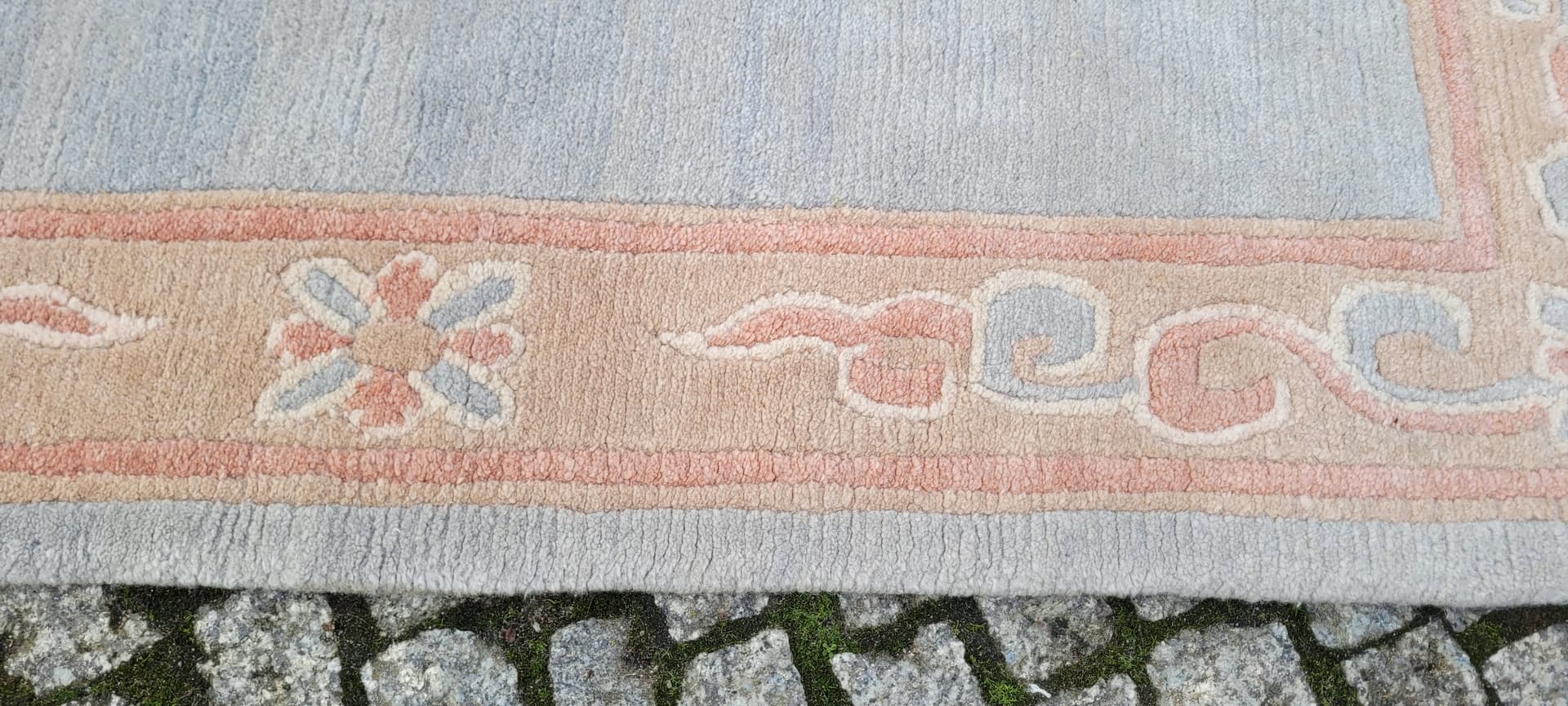 Rug Nepal 153x74 cm, grey, wool, India - 179948