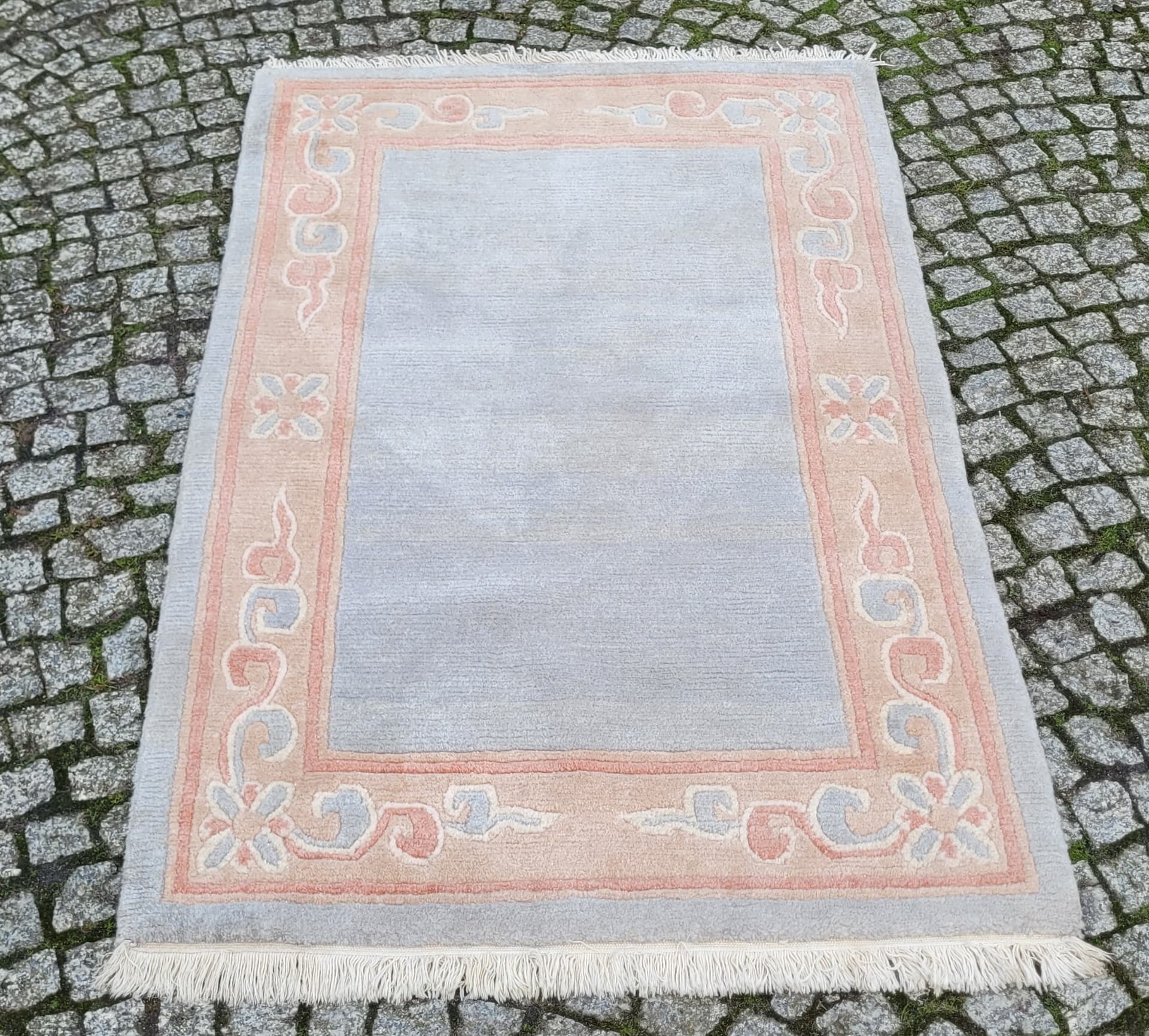 Rug Nepal 153x74 cm, grey, wool, India - 179942