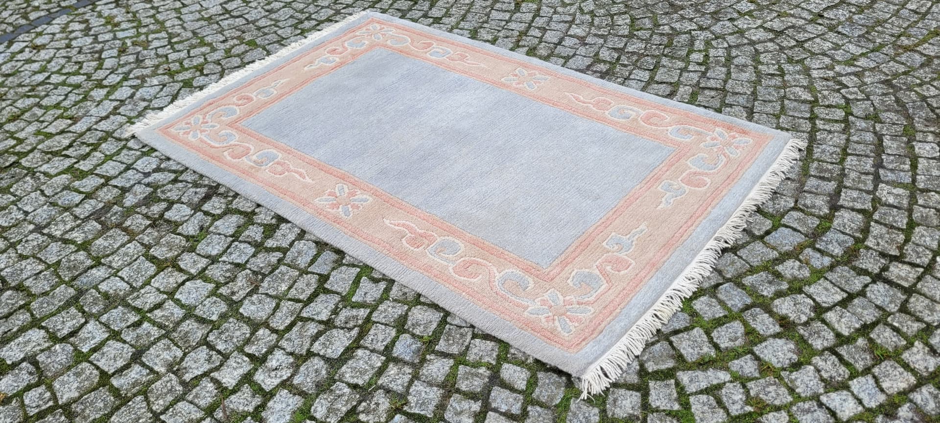 Rug Nepal 153x74 cm, grey, wool, India - 179952