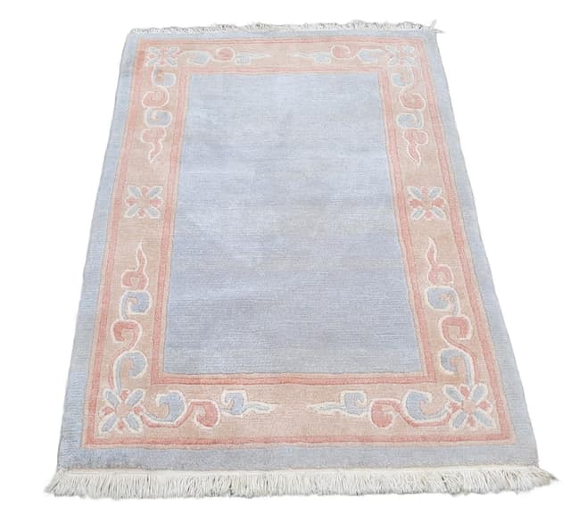 Rug Nepal 153x74 cm, grey, wool, India - DIMENSION