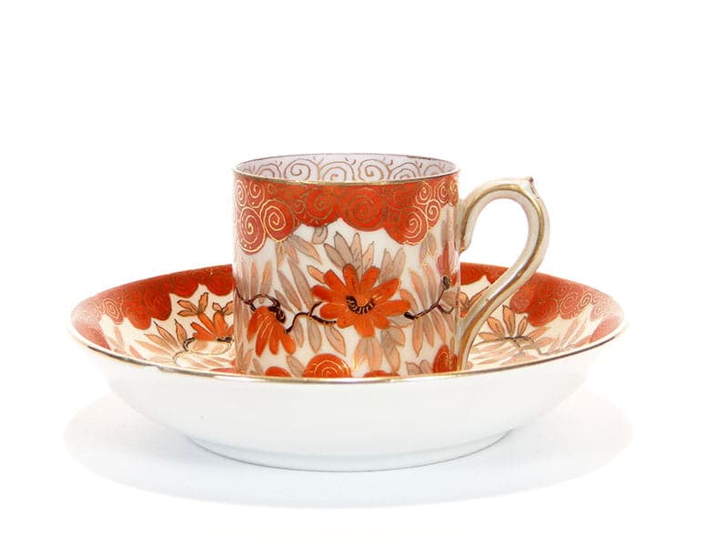 Filiżanka do mokki Biedermeier, multikolor, porcelana, Austria, XIX w. - 180019