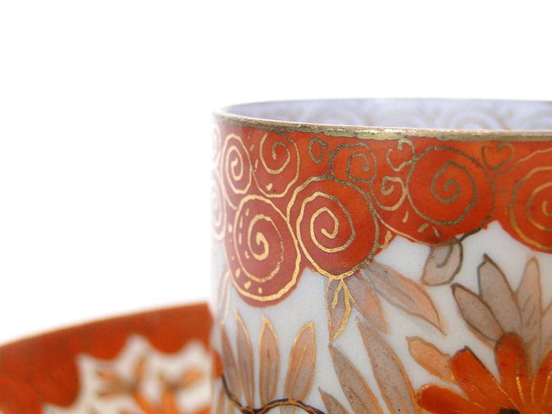 Filiżanka do mokki Biedermeier, multikolor, porcelana, Austria, XIX w. - 180017