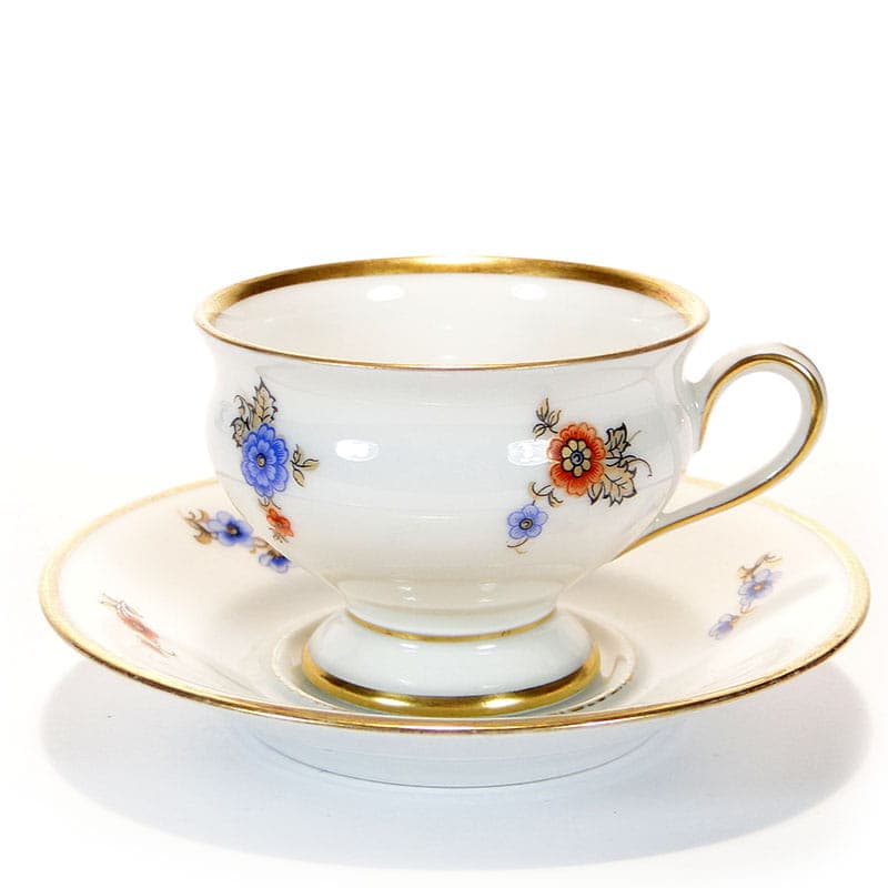 Chocolate Cup Biedermeier, ivory white porcelain, Denmark, early 20th c. - 180080