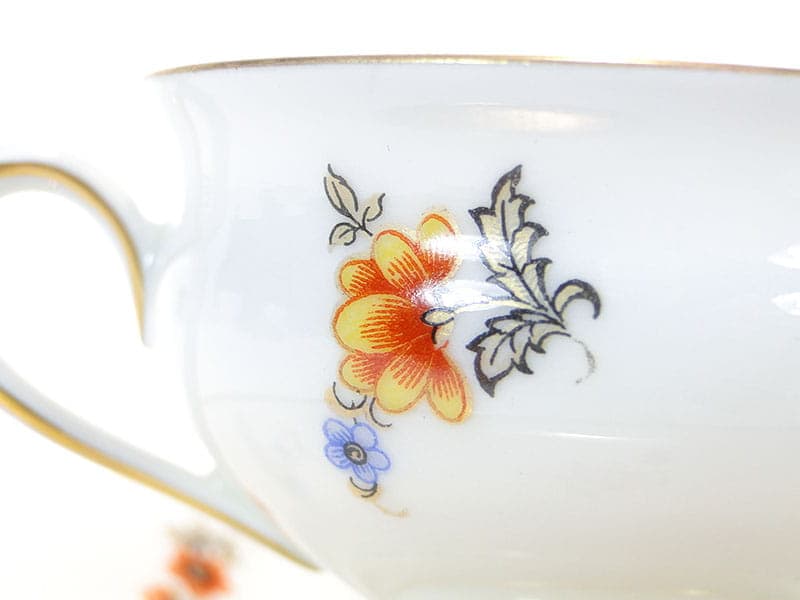 Chocolate Cup Biedermeier, ivory white porcelain, Denmark, early 20th c. - 180082