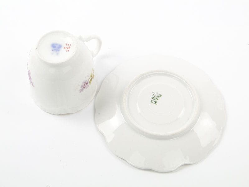 Filiżanka do kawy, porcelana biała, Carl Tielsch Altwasser, Niemcy, początek XX w. - 180094