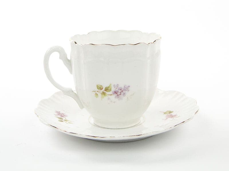 Filiżanka do kawy, porcelana biała, Carl Tielsch Altwasser, Niemcy, początek XX w. - 180097