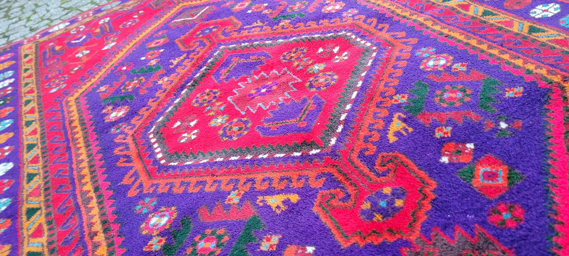 Rug Hamadan 105x164 cm, multicolor wool, Iran - 180120