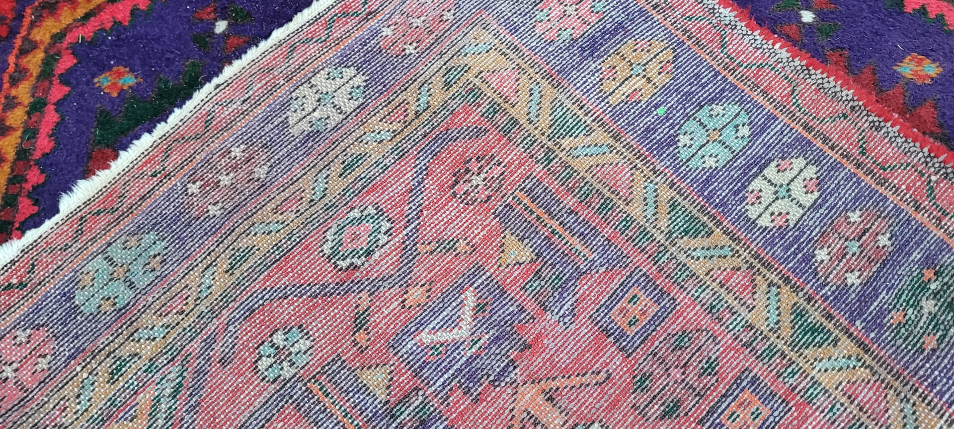 Rug Hamadan 105x164 cm, multicolor wool, Iran - 180128