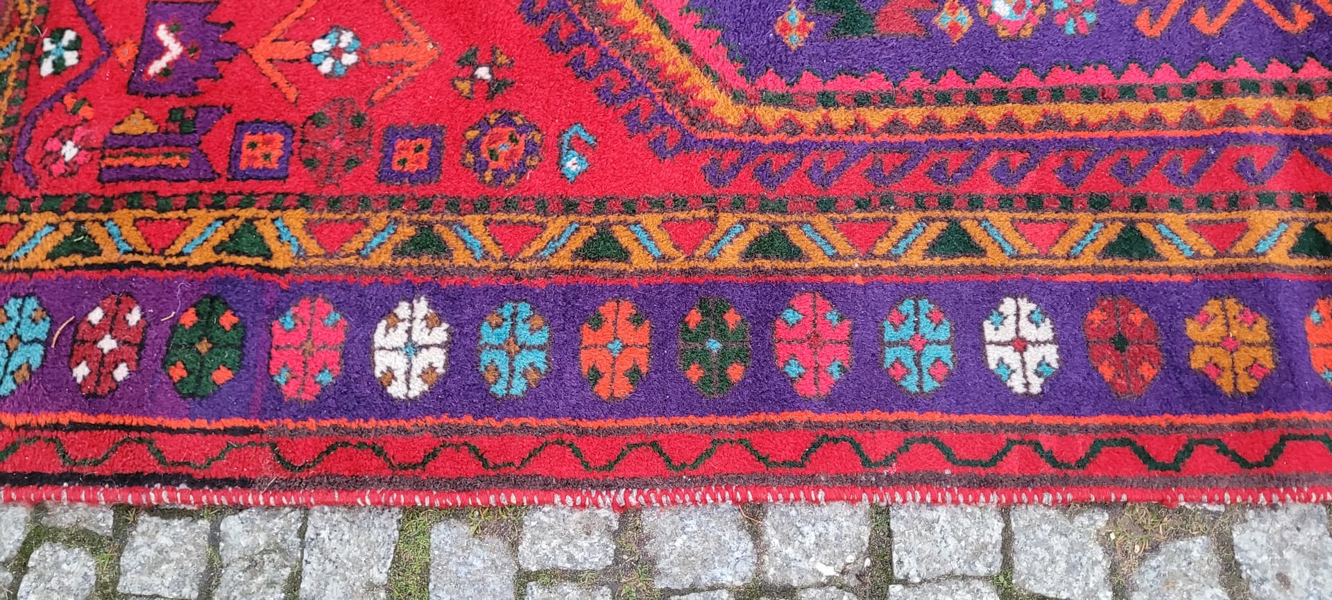 Rug Hamadan 105x164 cm, multicolor wool, Iran - 180125