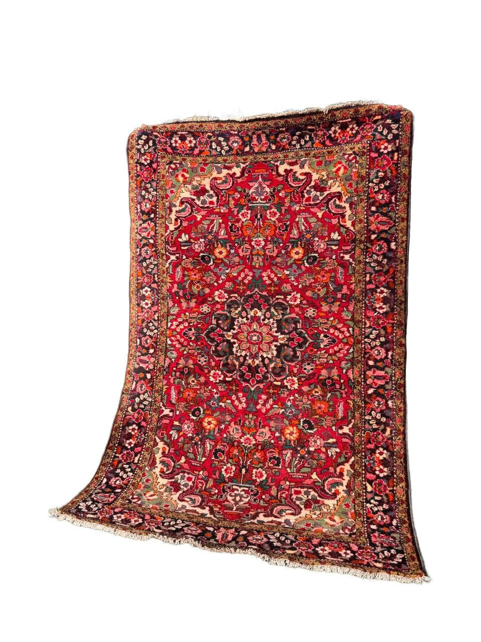 Persian Rug Lilian Hamadan, multicolor wool, Iran, 1990s.