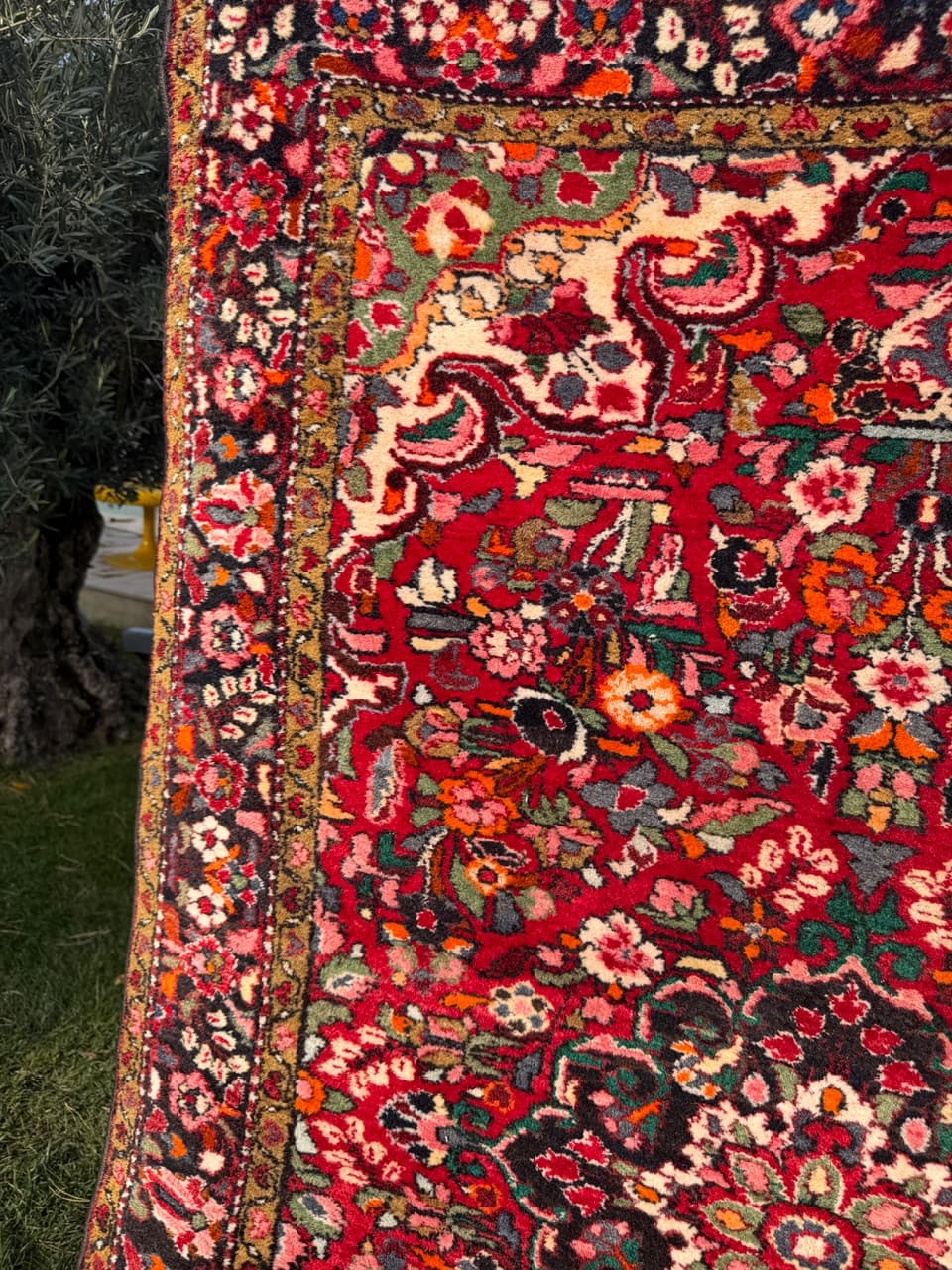 Persian Rug Lilian Hamadan, multicolor wool, Iran, 1990s. - 180131