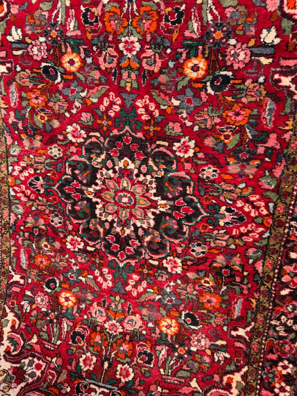 Persian Rug Lilian Hamadan, multicolor wool, Iran, 1990s. - 180139