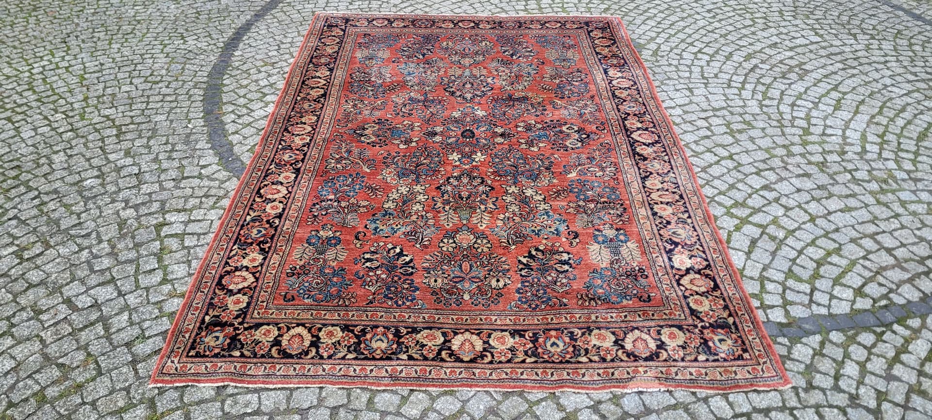 Rug American Sarouk 180x272 cm, multicolor wool, Iran, early 20th c. - 180197