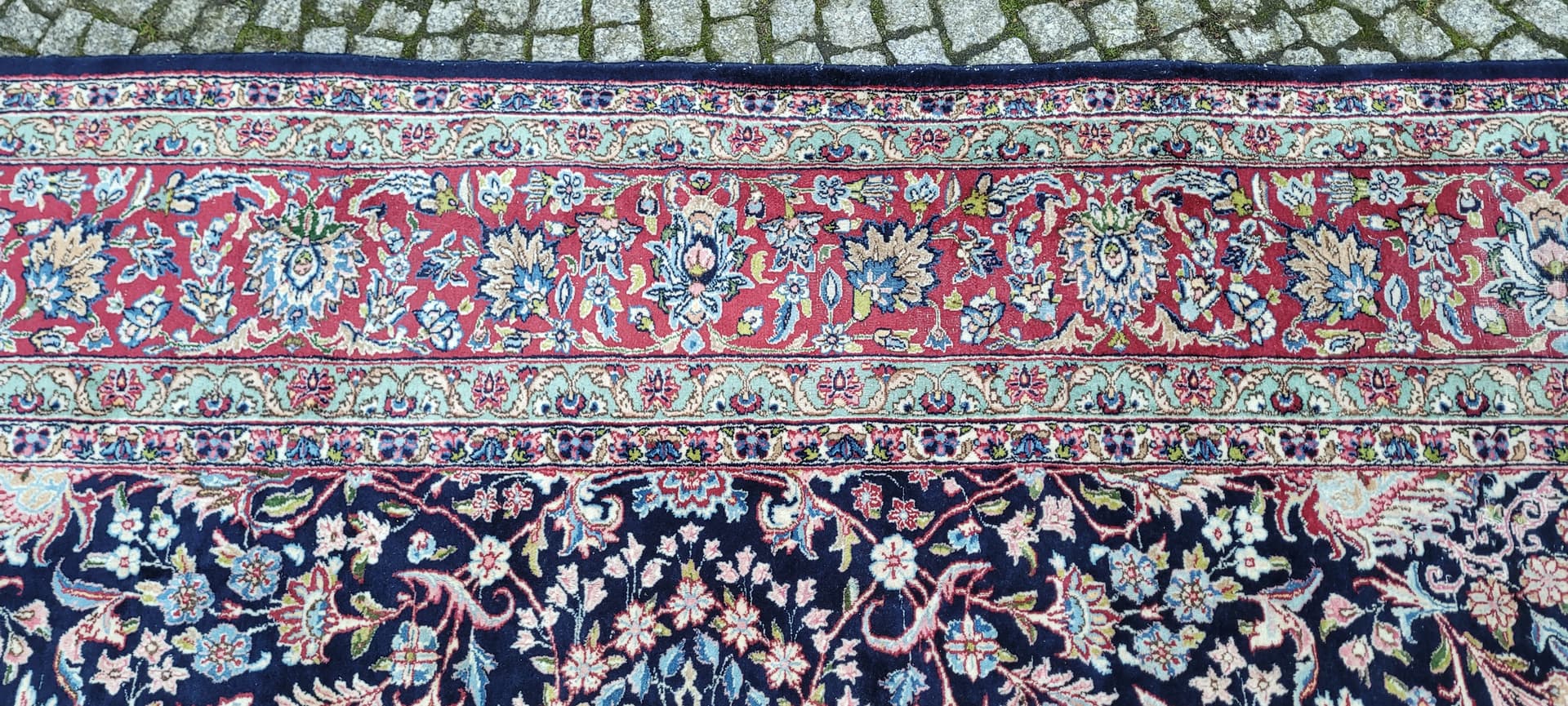 Rug Kerman Lavar 300x400cm, multicolor wool, Iran, 19th c. - 180215