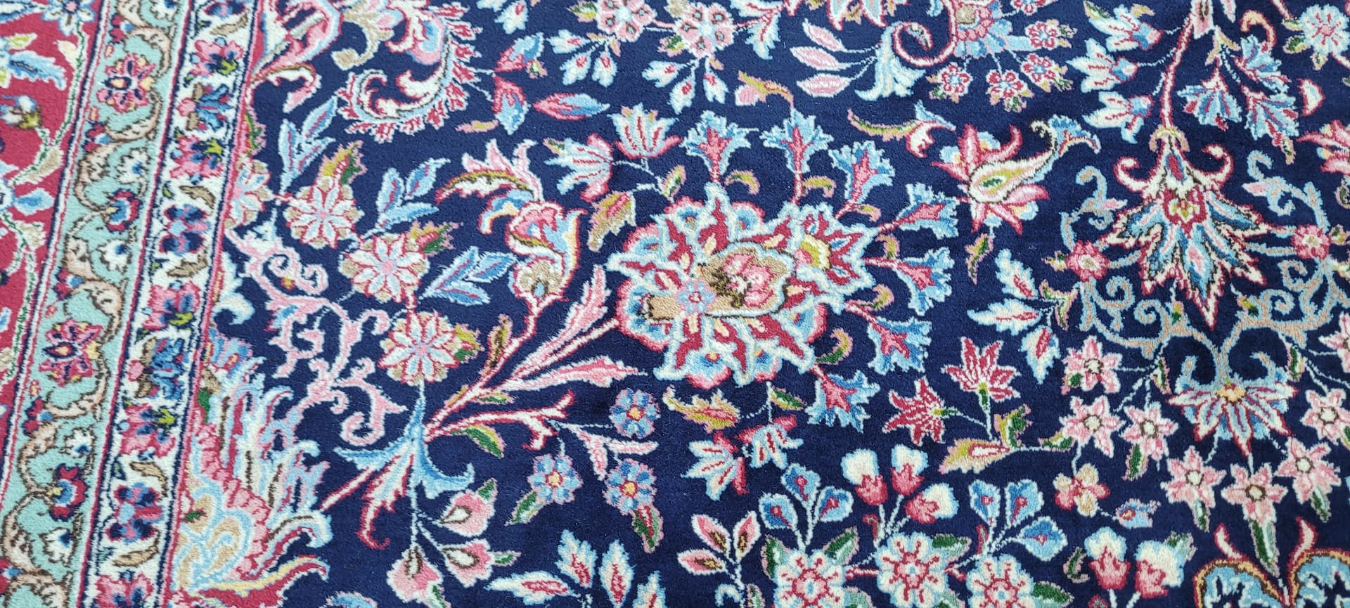 Rug Kerman Lavar 300x400cm, multicolor wool, Iran, 19th c. - 180214