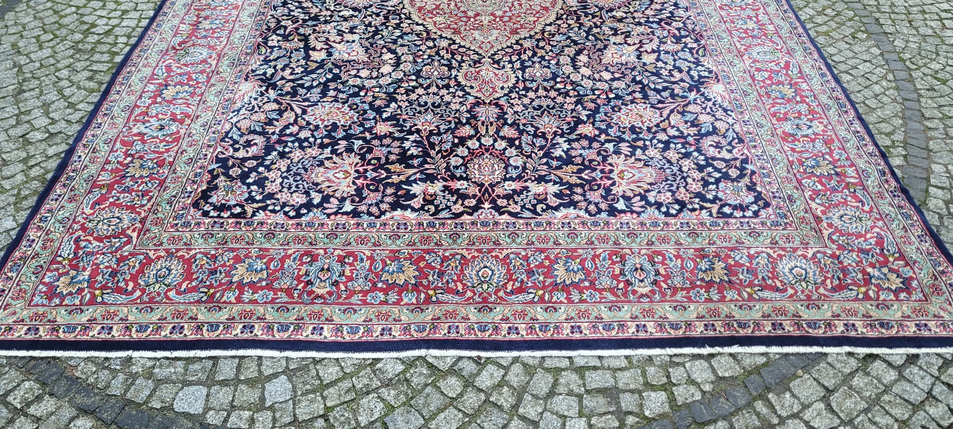 Rug Kerman Lavar 300x400cm, multicolor wool, Iran, 19th c. - 180209