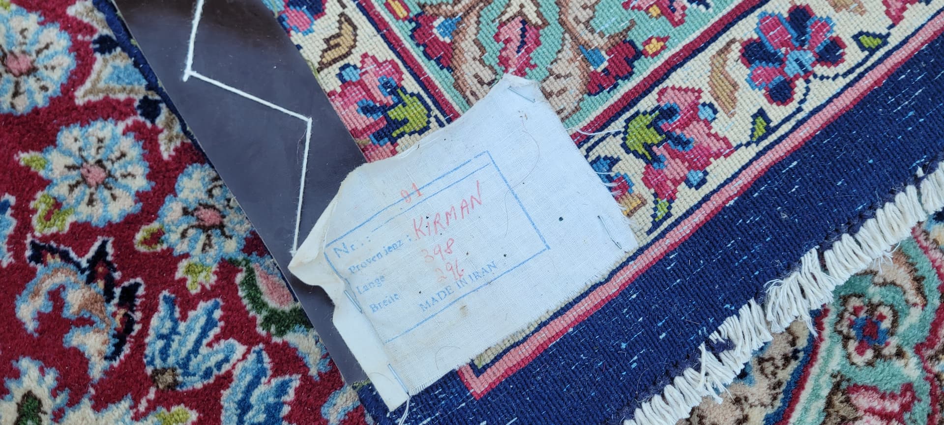 Rug Kerman Lavar 300x400cm, multicolor wool, Iran, 19th c. - 180218