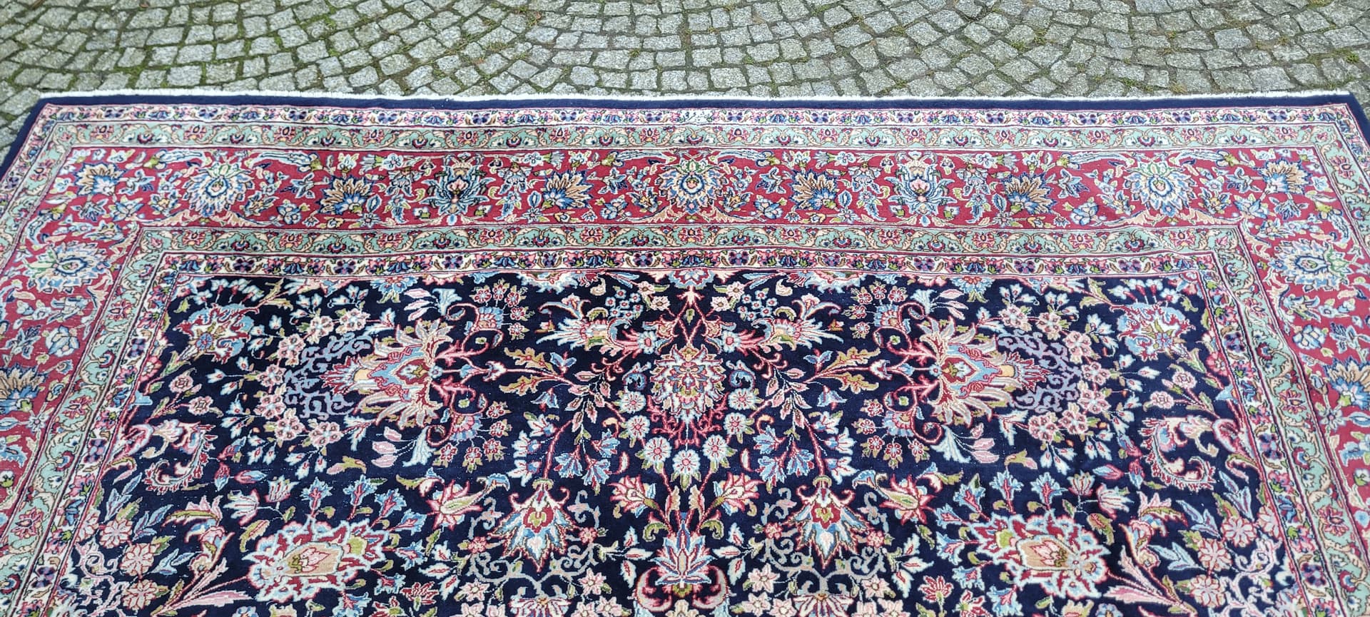 Rug Kerman Lavar 300x400cm, multicolor wool, Iran, 19th c. - 180210