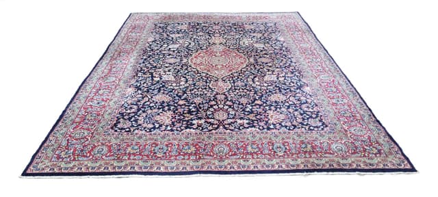 Rug Kerman Lavar 300x400cm, multicolor wool, Iran, 19th c. - DIMENSION