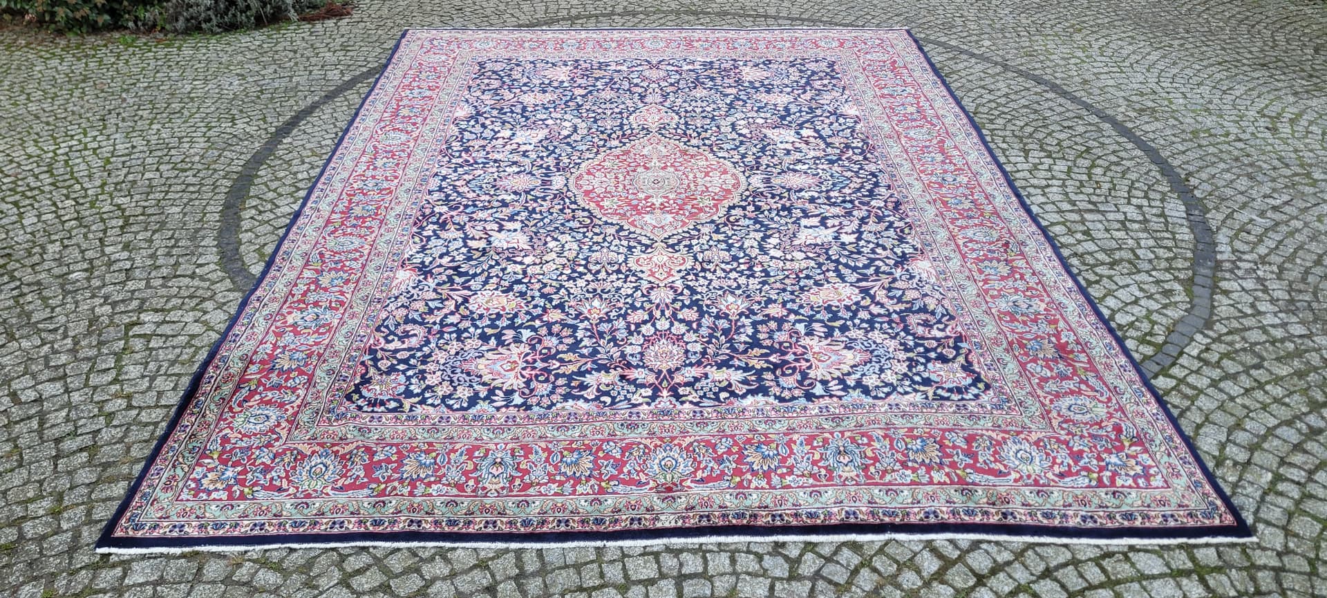 Rug Kerman Lavar 300x400cm, multicolor wool, Iran, 19th c. - 180204