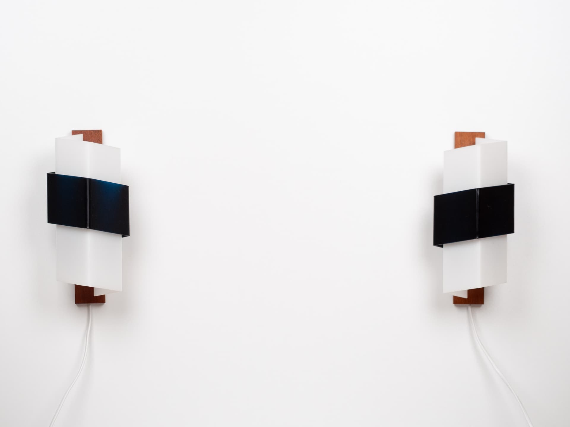 Para kinkietów Diamant, multikolor, proj. J. Hammerborg, Fog & Mørup, Szwecja, lata 50. - 180247